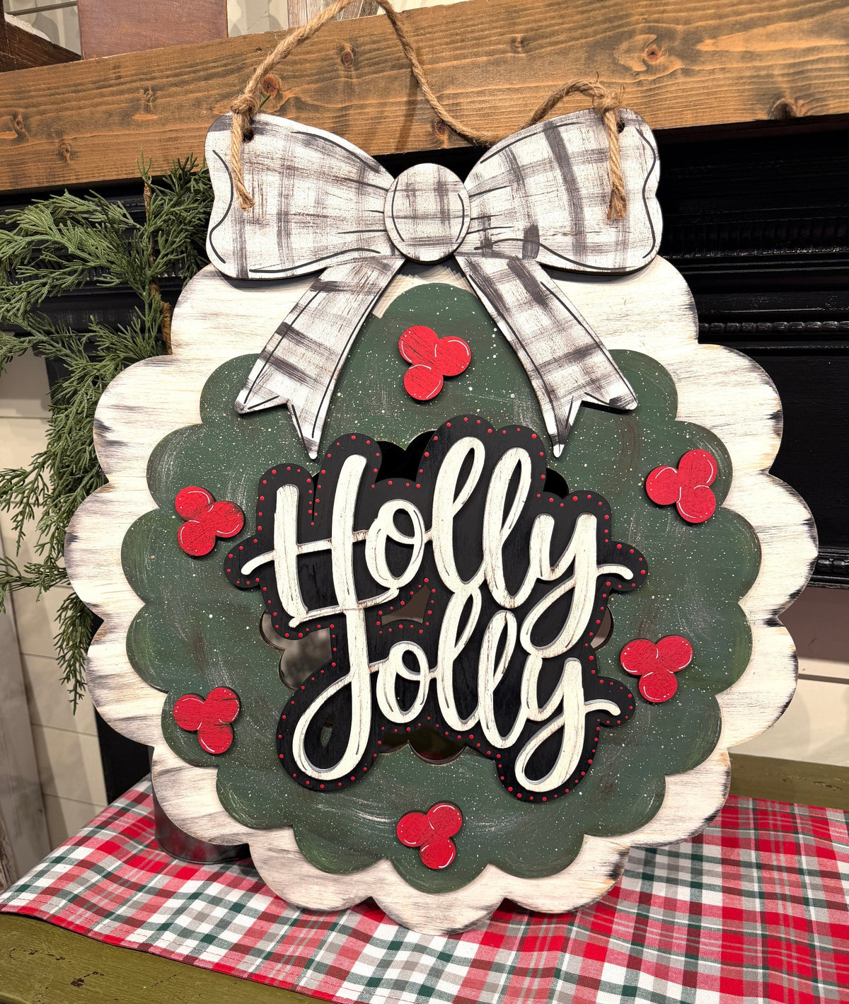 Holly Jolly Wreath