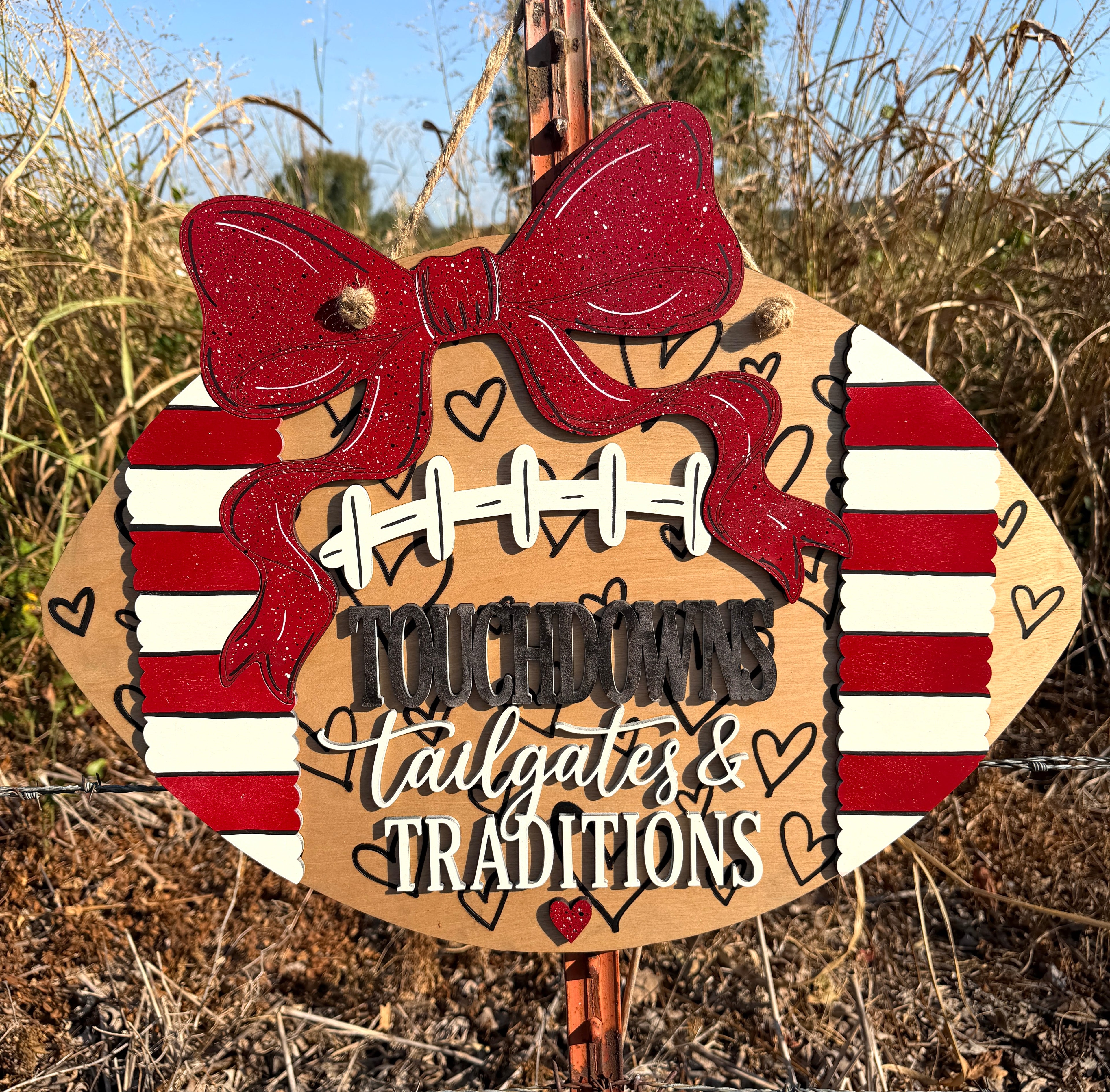 Touchdowns, Tailgates & Traditions Sign