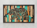 Bear Wall Art | 3D Layered Laser Cut Wood Decor | Rustic Cabin Handmade USA