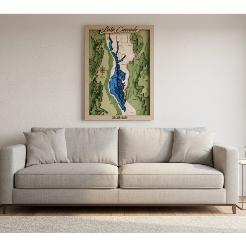 Lake Cascade on Wall